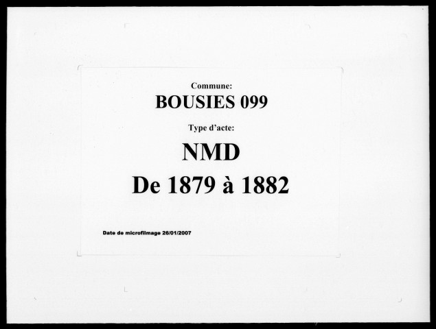 BOUSIES / NMD [1879-1882]