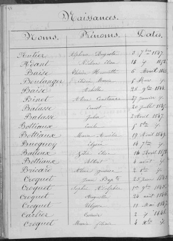 BOULOGNE-SUR-HELPE / 1843-1852