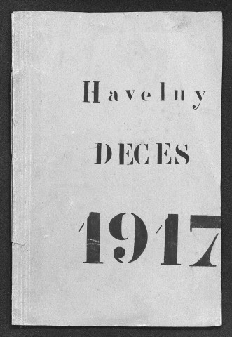HAVELUY / D [1917 - 1917]