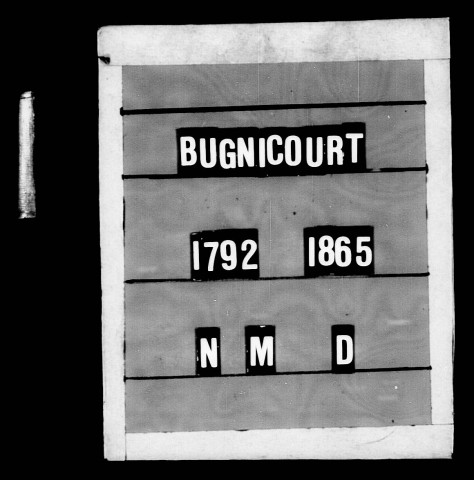 BUGNICOURT / NMD [1852-1865]
