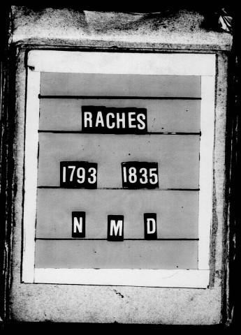 RACHES / NMD [1793-1835]