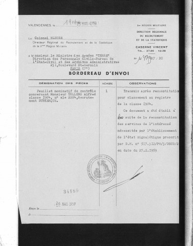 Volume 1 (feuilles nominatives de controle reconstituées)