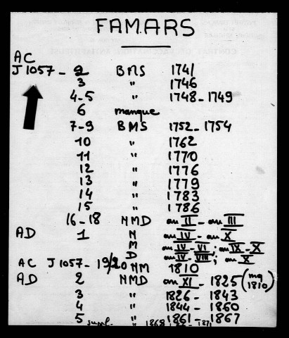 FAMARS / BMS [1741-1743]