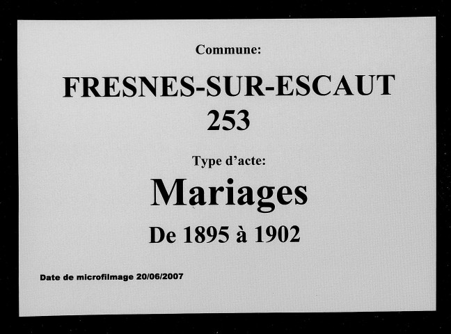 FRESNES-SUR-ESCAUT / M [1895-1902]