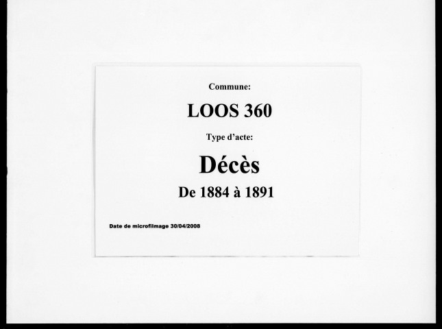 LOOS / D [1884-1891]
