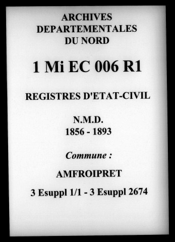 AMFROIPRET / NMD [1856-1893]