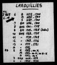 LAROUILLIES / B (1670-1776), M(1695-1776), S (1687-1705, 1726-1776) [1670-1776]