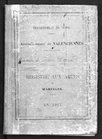 VIEUX-CONDE / M [1927 - 1927]