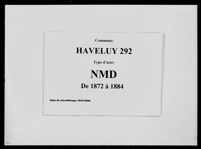 HAVELUY / NMD [1872-1884]