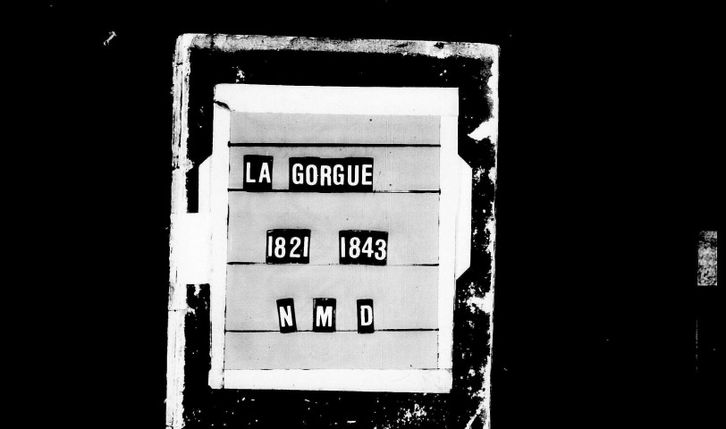 LA GORGUE / NMD [1821-1838]