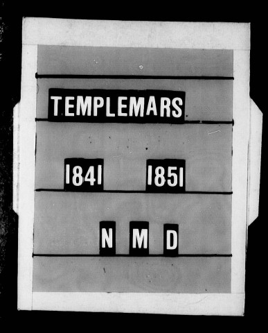 TEMPLEMARS / NMD [1841-1871]