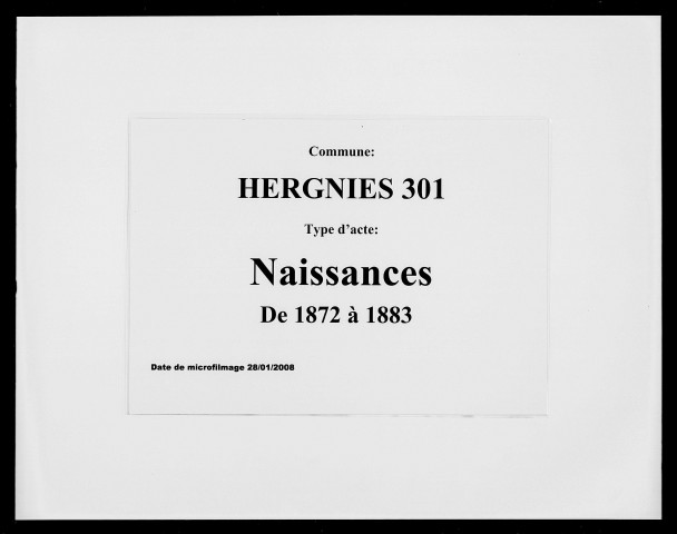 HERGNIES / N [1872-1883]