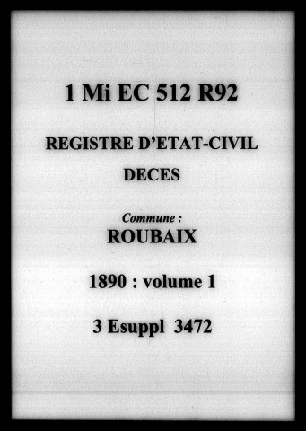 ROUBAIX / D [1890-1890]