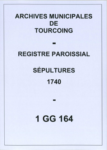 TOURCOING / S [1740 - 1740]