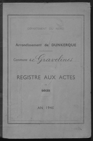 GRAVELINES / D [1945 - 1945]