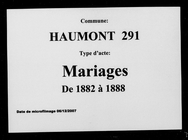 HAUTMONT / M [1882-1888]