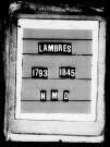 LAMBRES-LEZ-DOUAI / NMD [1793-1858]