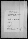 COUTICHES / B [1705-1736]
