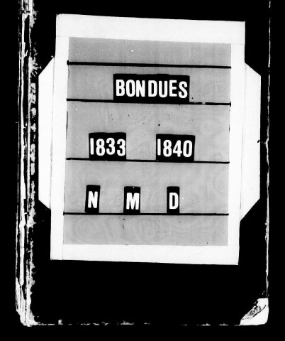 BONDUES / NMD [1833-1851]