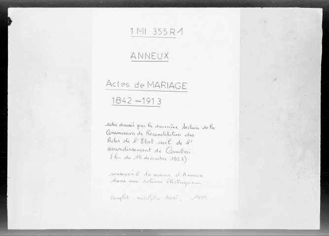 ANNEUX / M [1842-1913]