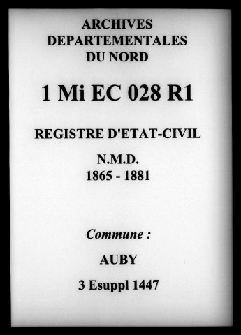 AUBY / NMD, Ta [1865-1881]