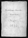 COUDEKERQUE-BRANCHE - Section D et C / D [1916 - 1916]