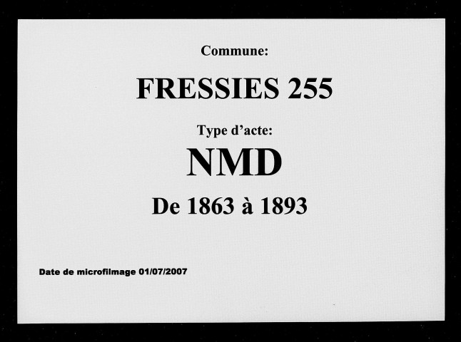 FRESSIES / NMD [1863-1893]