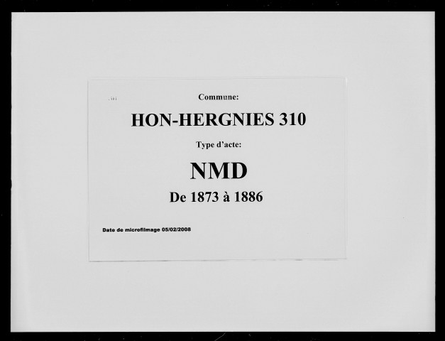 HON-HERGIES / NMD [1873-1886]