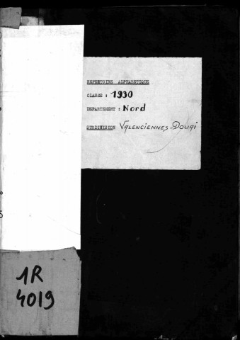 1930 : VALENCIENNES-DOUAI