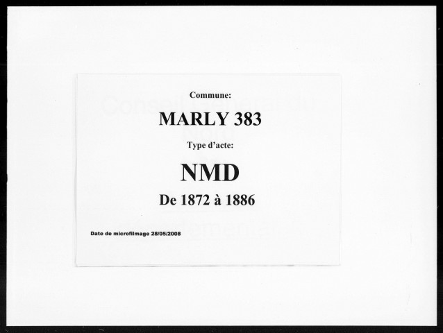 MARLY / NMD [1872-1886]