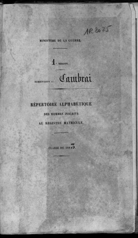 1883 : CAMBRAI