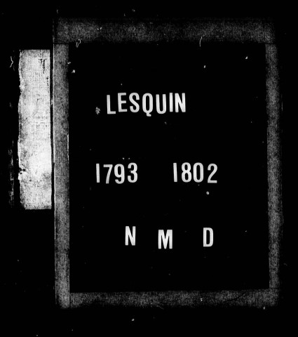 LESQUIN / NMD [1793-1822]