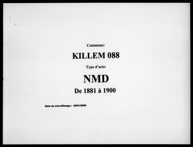 KILLEM / NMD [1881-1900]