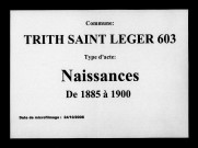 TRITH-SAINT-LEGER / N, Ta [1885-1900]