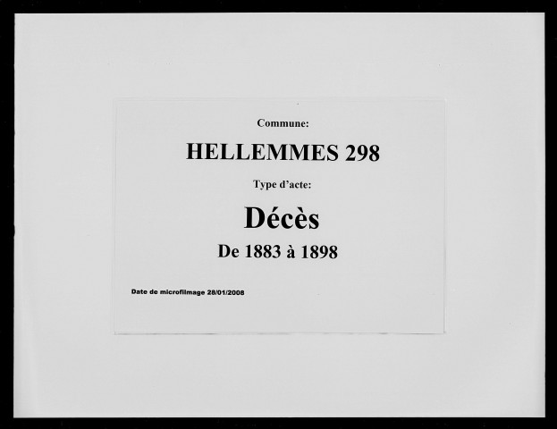 HELLEMMES-LILLE / D [1883-1898]