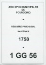TOURCOING / B [1758 - 1758]
