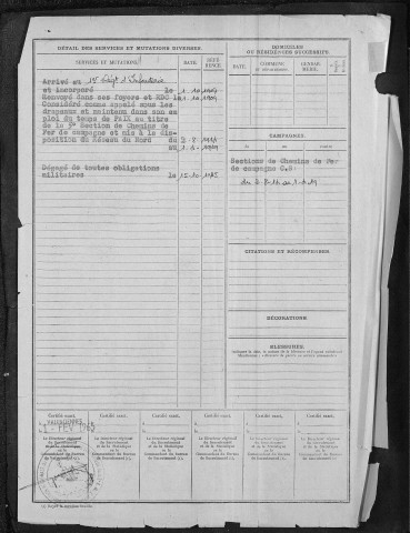 Volume 4 (feuilles nominatives de controle reconstituées)