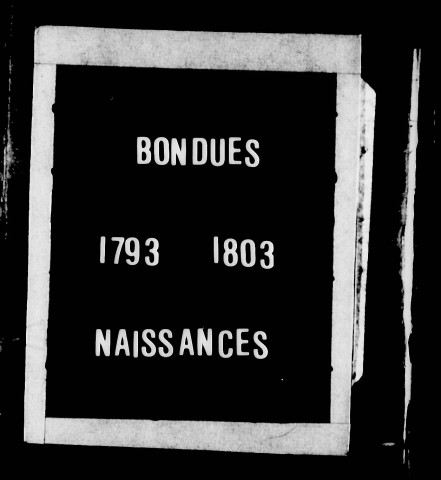 BONDUES / NMD [1793-1812]