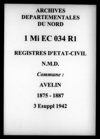 AVELIN / NMD, Ta [1875-1887]