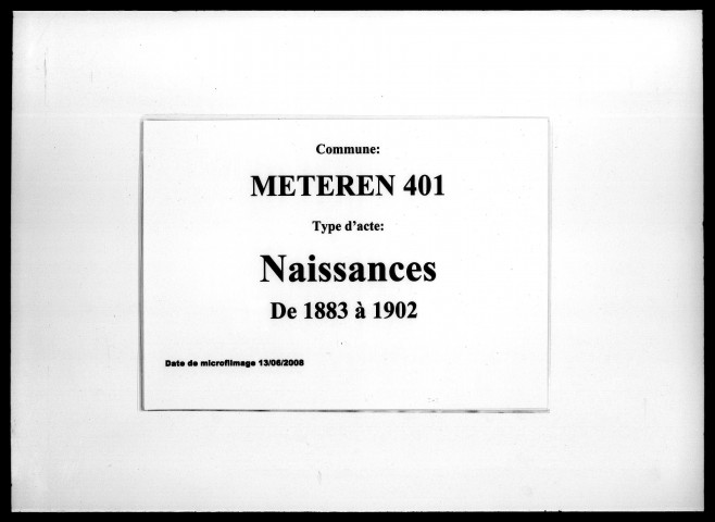 METEREN / N [1883-1902]