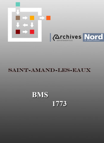 SAINT-AMAND-LES-EAUX / BMS [1773 - 1773]