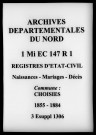 CHOISIES / NMD, Ta [1855-1884]