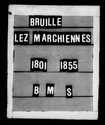 BRUILLE-LEZ-MARCHIENNES / NMD [1801-1855]