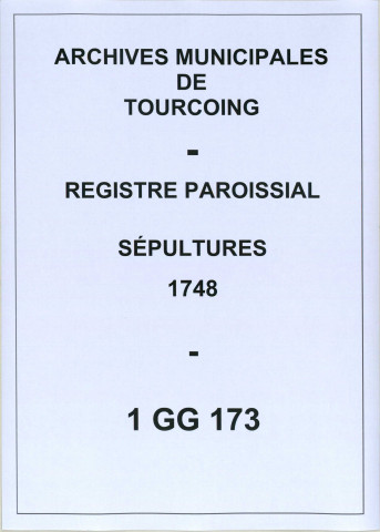 TOURCOING / S [1748 - 1748]