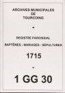 TOURCOING / B [1715 - 1715]