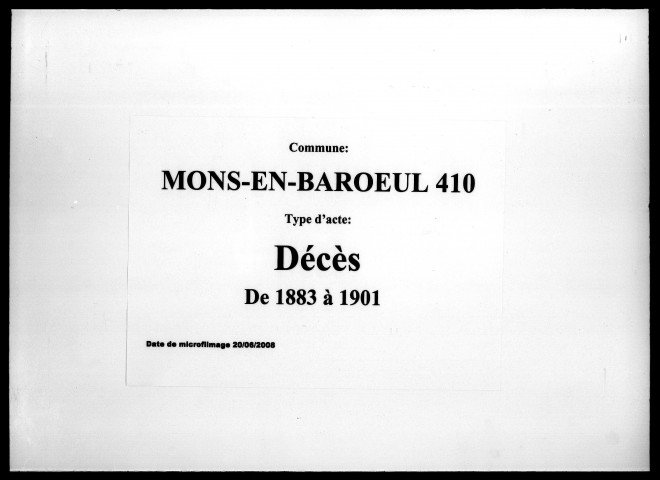 MONS-EN-BAROEUL / D [1883-1901]