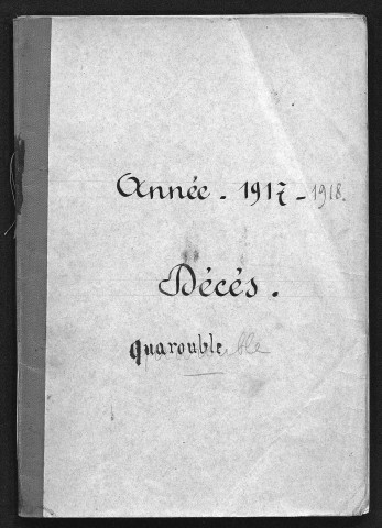QUAROUBLE / D [1917 - 1918]