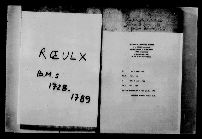 ROEULX / BMS [1728-1752]