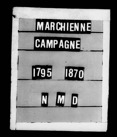 MARCHIENNES-CAMPAGNE / NMD [1855-1870]