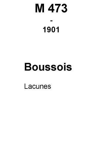 BOUSSOIS